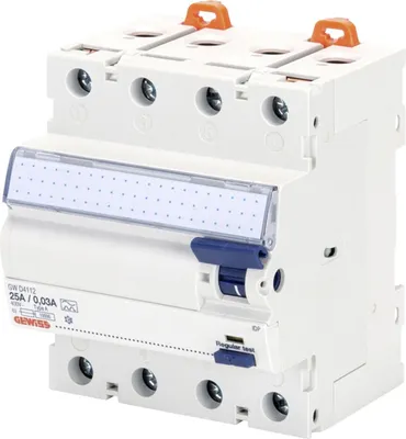Produktbild von Gewiss FI-Schutzschalter 40A, 4-polig, 0,03 A