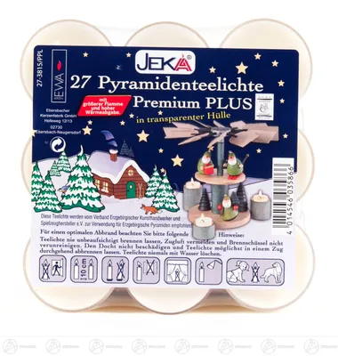 Zdjęcie produktu dla EWA, świece filarowe, kremowe, 4 sztuki