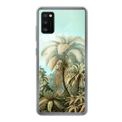 Produktbild von MuchoWow® Handyhülle Schutzhülle Hülle für Samsung Galaxy A41 Filicinae - Haeckel - Alte Meister Silikon Softcase Handy Hülle - Mobiltelefon