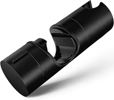 Obrázek produktu pro Držák sprchové hlavice - Černý - Držák sprchové hlavice pro sprchovou tyč o průměru 18-25 mm - Držák sprchy - Nastavitelný držák ruční sprchy - Držák sprchy pro tyč