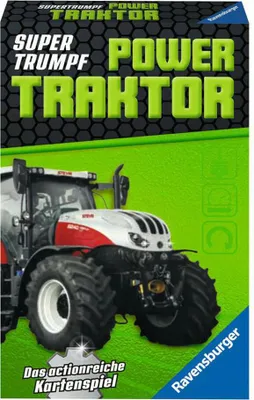 Immagine prodotto di Ravensburger Supertrumpf Power Traktor, Kartenspiel, Trumpf, Trumpfspiel, ab 7 Jahren, 20689