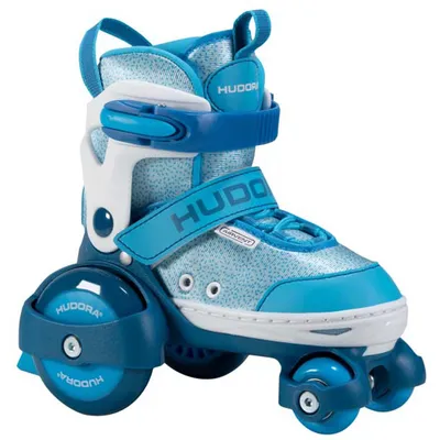 Immagine prodotto di HUDORA Pattini a rotelle Il mio primo Quad Blu, Taglia 30-33