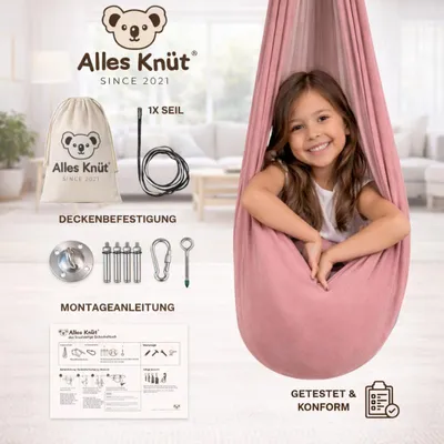 Produktbild von Therapieschaukel Kinder Alles Knüt –Innen & Außen Tuch Schaukel inkl. Befestigung