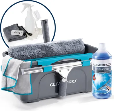 Obrázek produktu pro CLEANmaxx Sada na čištění oken Professional, 13 dílů – snadno čistá okna