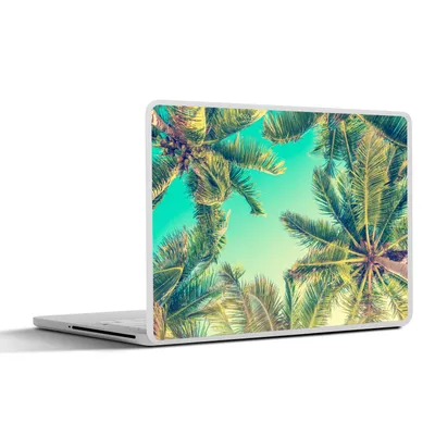 Produktbild von MuchoWow® Laptop Aufkleber Sticker Cover Palmen - Himmel - Sommer 30x21 cm - Sticker für Laptop - Selbstklebend