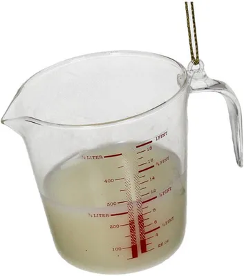 Image de Mesurette en verre pour décorations de Noël, collection "La Pâtisserie de Noël", 8 cm, 1 pièce