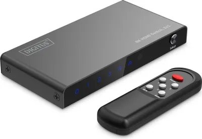 Obrázok produktu pre DIGITUS HDMI Switch, 3x1 8K/60Hz HDR, HDCP 2.3