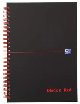 Zdjęcie produktu dla Oxford 400047652, Monochromatyczny, Czarny, A5, 70 ark., Matowy, 90 g/m²