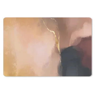 Produktbild von MuchoWow® Schreibtischunterlage Abstrakt - Malerei - Pastell 60x40 cm - XXL Mauspad - Großes Mauspad