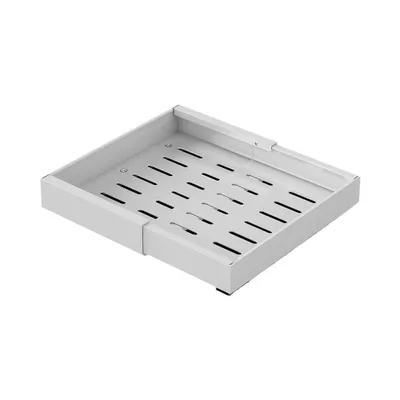 Image de Organisateur de placard extensible Tiroir télescopique Étagères de placard pour cuisine, garde-manger et salle de bains blanc
