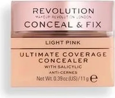 Produktbild von Revolution - Concealer - Conceal & Fix Ultimate Coverage Concealer - Light Pink