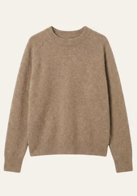 Produktbild von Damen Cashmere Sweater – Beige - Größe: S/M