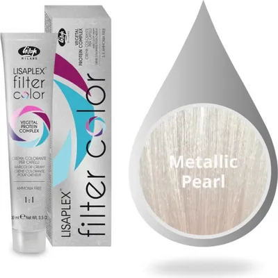 Produktbild von Lisap Lisaplex Filter Color, 100 ml, Metallic Pearl, Tube, Ammoniak, 1 Stück(e)