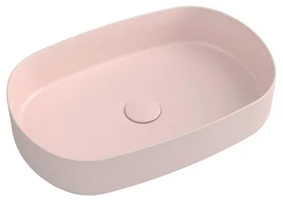 Produktbild von INFINITY OVAL Aufsatzwaschbecken, 55x36cm, Rosa Salmon