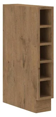 Produktbild von Vigo Unterschrank Regal 15 cm Eiche Lancelot Küchenzeile Küchenblock Küche