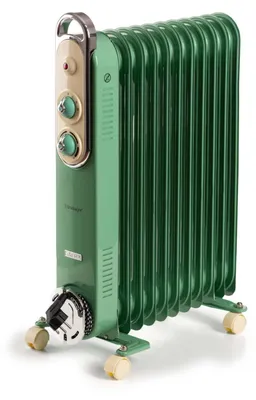 A vintage-style oil-filled radiator.