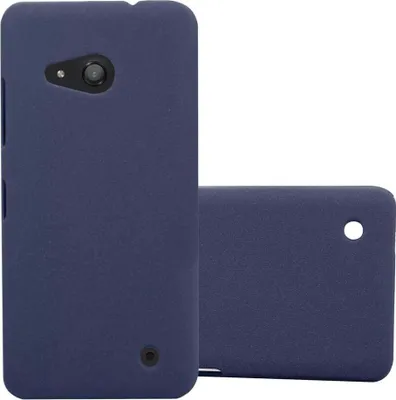 Produktbild von Cadorabo Schutzhülle für Nokia Lumia 550 Hülle in Blau Etui Hard Case Handyhülle Cover