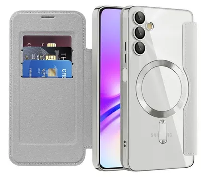 Zdjęcie produktu dla Techsuit - SmartMag etui z klapką do Samsung Galaxy A05s - szare