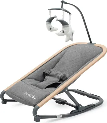 Immagine prodotto di Sedia a dondolo per bambini Snuggle NewBaby grigio