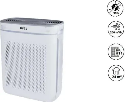 Zdjęcie produktu dla Drel Oczyszczacz Powietrza Biały  24M2