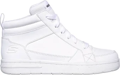 Produktbild von Skechers Smooth Street Cozy Zip White Leather / Grey Größe EU 32