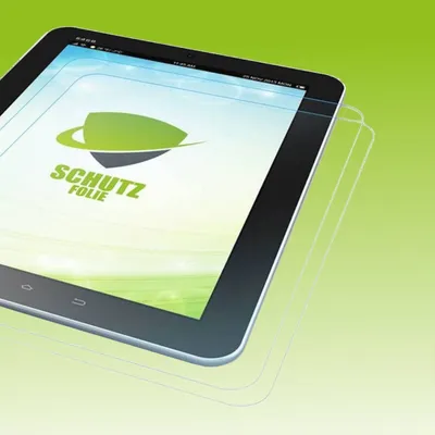 Produktbild von Tempered Echtglas Schutzfolie H9 und normale Displayschutzfolien für Tablet Neu