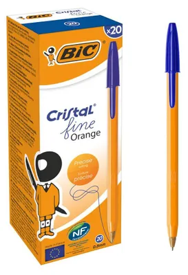 Produktbild von Bic Orange Blau Kugelschreiber 20er Set