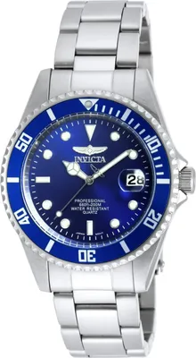 Obrázek produktu pro Invicta Pro Diver 9204OB -  Náramkové Hondiky - Quartzové - Nerezová ocel s modrým ciferníkem - 37mm