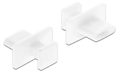 Productafbeelding van Delock 64097 DELOCK Staubschutz USB Typ-C Buchse m. gr. Griff 10 St. weiß