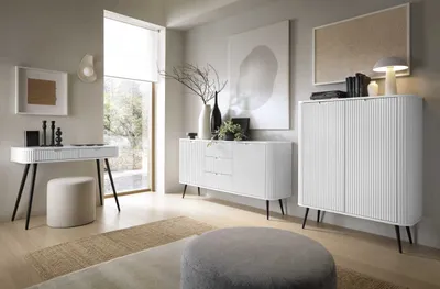 Produktbild von Wohzimmer-Set Zova weiß