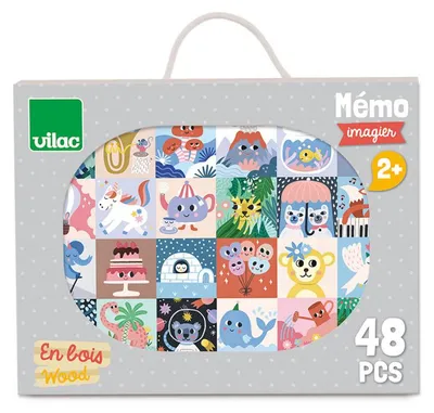 Image de Mémo imagier de 48 pièces - Multicolore - Jeux éducatifs