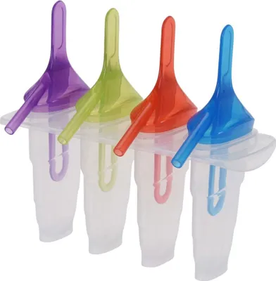 Produktbild von Stieleisform Eisförmchen 4 Stück + Ständer