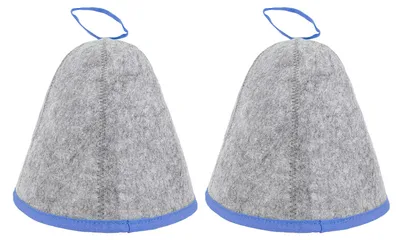 Obrázek produktu pro 2 kssaunovýchkapeří, tepelně izolační, přenosné,do koupelny a sauny, unisex, pohodlné, lehké, šedomodré