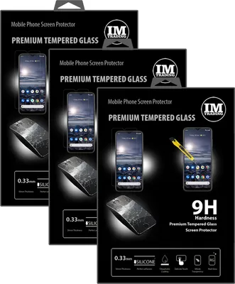 Produktbild von 3X Schutzglas 9H kompatibel mit NOKIA G21 4G Displayschutzfolie Schutzfolie Passgenau Glas