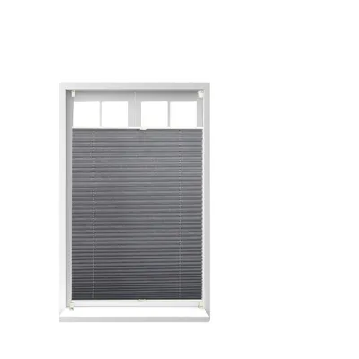 Image de relaxdays 10021311_744 relaxdays Plissee   grau 130,0 cm x 100,0 cm