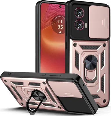 Produktbild von Techsuit Camshield Back Cover Hülle für Motorola Edge 50 Fusion - Roségold