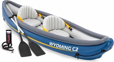 Produktbild von INTEX 68389N Kajak Wyoming C2 2-Personen Schlauchboot 302x89x53cm inkl. Paddel
