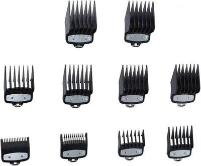 Immagine prodotto di Lama di ricambio per tagliacapelli professionali, pettine per capelli, pettine di regolazione, confezione da 10 pettini per tagliacapelli