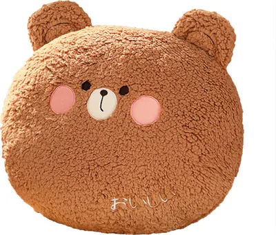 Produktbild von 360Home Karikatur Puppe Tierkissen Kissen Braun 50cm