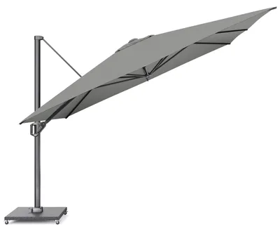 Produktbild von Platinum Sonnenschirm quadratisch Challenger T¹ Premium | hinten kippbarㅤ4 Manhattan | Anthrazit 3.5 x 3.5 Meter