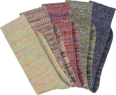 Produktbild von LASCANA Socken 5 -teilig 1x gelb-bunt, 1x grün-bunt, 1x rot-bunt, 1x blau-bunt, 1x hellbraun-bunt Größe 35/38