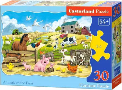 Immagine prodotto di Puzzle 30 pezzi. Animali in una fattoria
