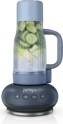 Produktbild von Ninja BlendBOSS DB351EUCY, tragbarer Mixer mit Glasbehälter, 1100 W, 0,71 Liter Fassungsvermögen, Dunkelgrau