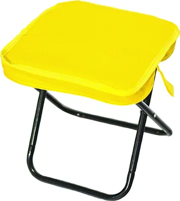 Produktbild von Klapphocker für den Außenbereich mit Tragetasche, tragbar, leicht, robust, für Camping, Rucksackreisen, Strand, Picknick, Angeln, zusammenklappbarer Stuhlsitz