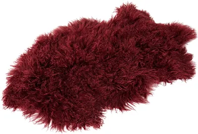 Produktbild von Naturform Tibetlammfell Teppich 100x55cm JAY23 Dunkel Bordeaux 100cm
