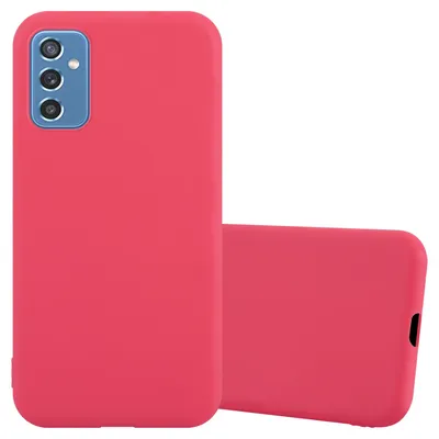 Zdjęcie produktu dla Etui ochronne Cadorabo do Samsung Galaxy M52 5G w kolorze czerwonym etui na telefon komórkowy silikonowe etui z TPU