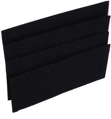 Image de Filtres à charbon actif, lot de 4 - Filtres de remplacement - Charbon actif - Universels - 24,3 x 10,5 cm - Pour modèles de purificateurs d'air - Filtres à air