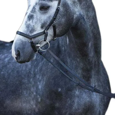 Obrázok produktu pre Rambo Micklem Súťažná uzda Otěže Grey Full Grey Full
