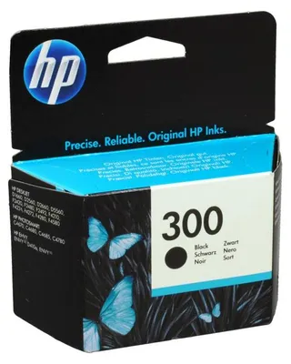 Produktbild von HP 300 Schwarz Original Druckerpatrone, Standardertrag, Schwarz, Tinte auf Pigmentbasis, 1 Stück(e), 200 Seiten