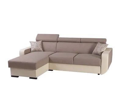 Obrázok produktu pre MOB, Rohová sedačka - Istar (hnedá + béžová) (L)